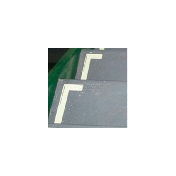 American Permalight Photoluminescent Aluminum 'Left' L-Shaped Step Marker 83-60027 - main